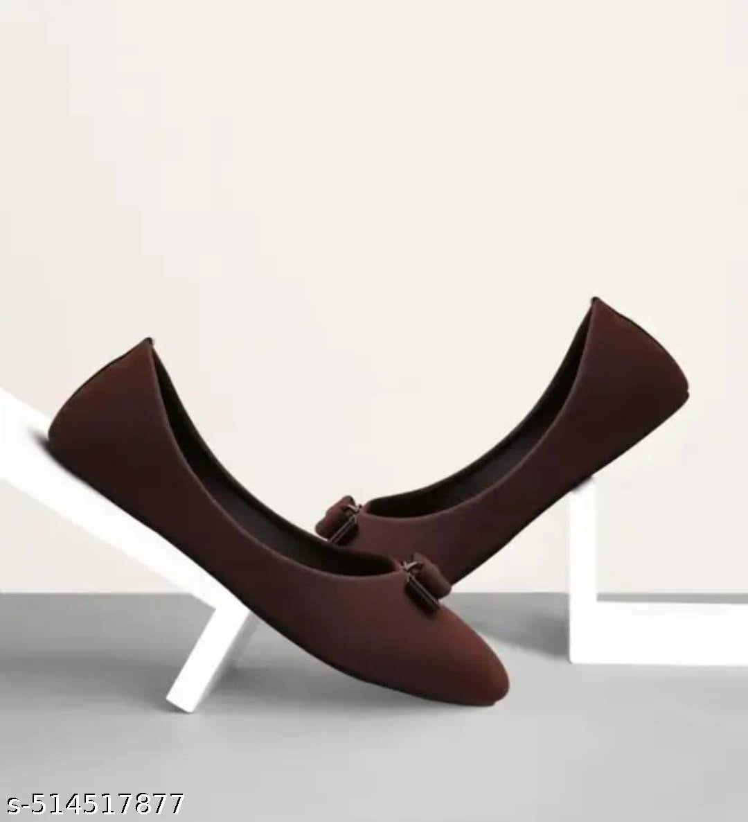 A K ENTERPRISES Women Pull on Ballerinas Effortless Style and Comfort Ballet Flats
