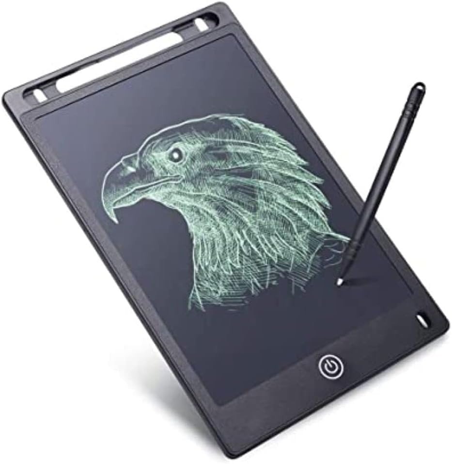 LCD Writing Tablet Screenwriting Toys Smart Digital E-Note Pad 8.5 Inch Light Weight Magic Slate for Drawing Playing Noting by Kids and Adults Best Birthday Gift Girls Boys, (Multicolor)