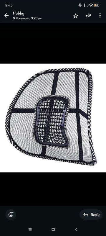 Polyester Seating Pad For  Universal For Car Universal For Car (All Cars Front Seat,, Office Chairs Black)