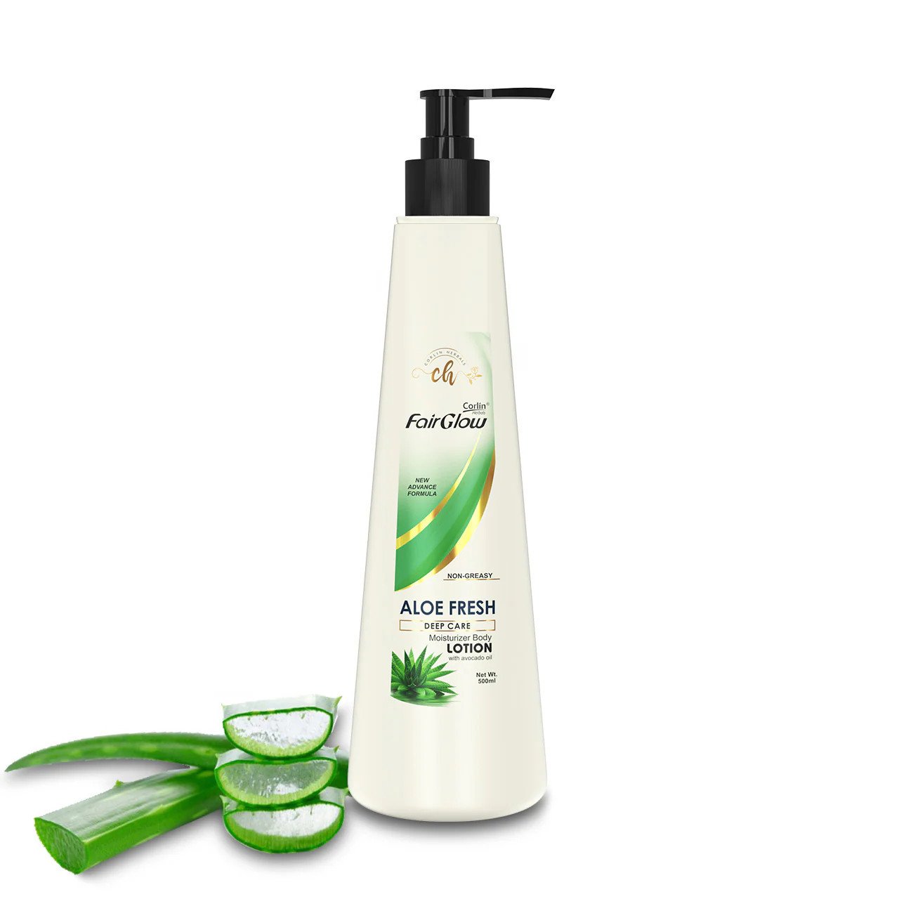 Corlin Fair glow Aloe fresh Deep Care Moisturizer Lotion (500 Ml)