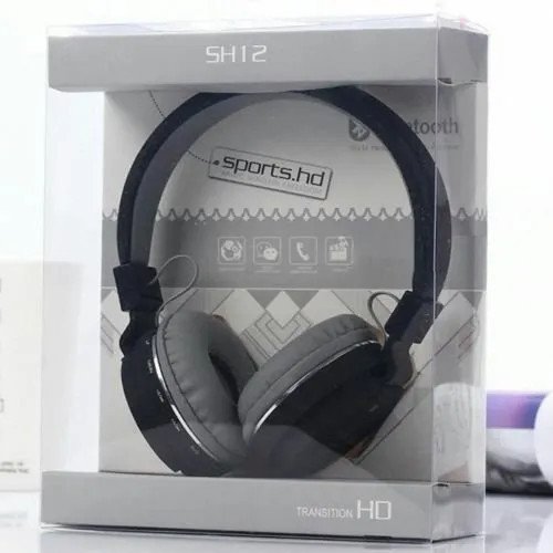 SH-12 Wireless Bluetooth Over The Ear Headphone with Mic