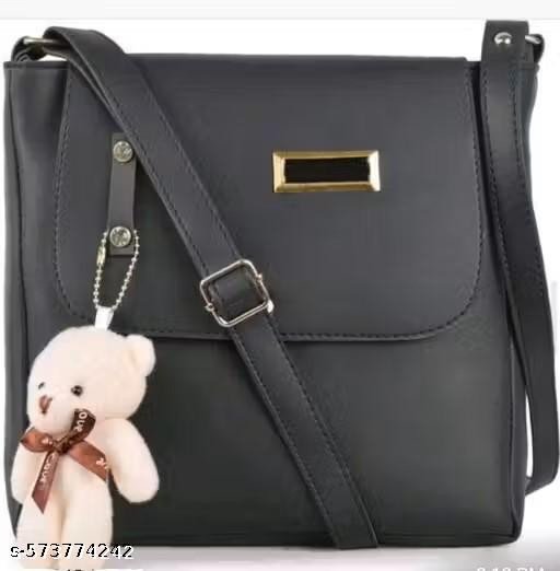 SMG FASHIONN teddy mause colour Sling bag Crossbody bag Shoulder sling bag Messenger bag Satchel bag Chest bag Travel sling bag Lightweight sling bag Waterproof sling bag Leather sling bag Canvas slin