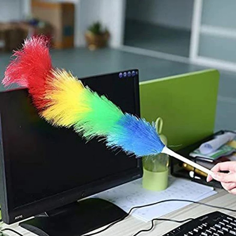 Microfiber Duster Cleaning Duster Brush For Car, AC, Sofa And Other Dry 24 inch Dry Duster