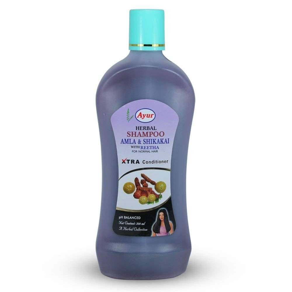 Ayur herbal Amla and Shikakai shampoo ( 1000 ml )for men and women | Controls Dandruff & Reduces Hairfall | Suitable for All Hair Types