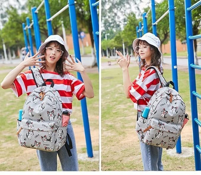 Trendy Water Resistant High Storage Bag For Men & Women | Boys & Girls Laptop Printed Backpack For College Gift