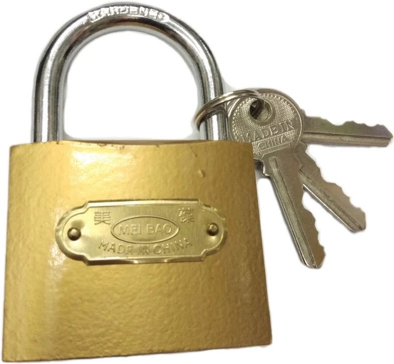50MM 63MM METAL DOOR LOCKS Lock (Gold)