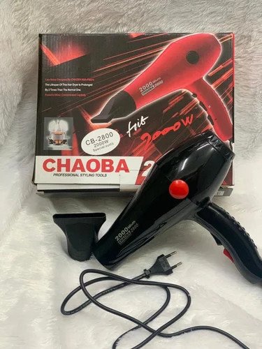 CHAOBA 2000 Watts Professional Hair Dryer (Black- Model 2800)