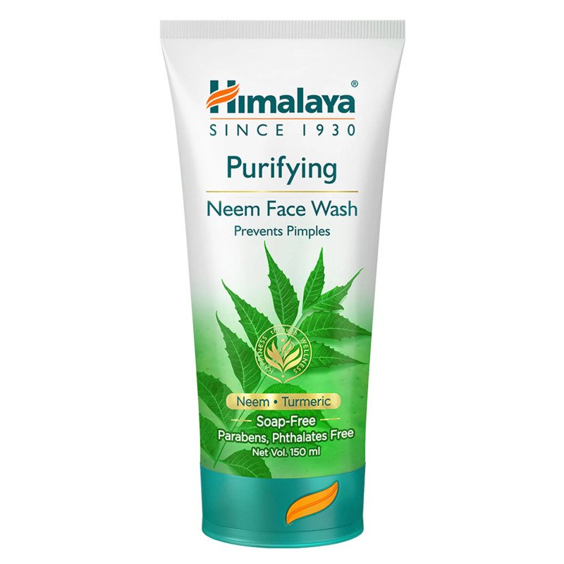 Himalaya Purifying Neem Face Wash Clinically proven to fight against acne and pimples|Gently cleanses|100% naturally derived Neem|Works from 1st wash For both men and women|150 ml