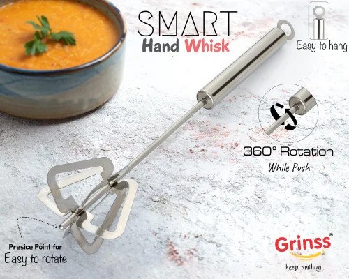 Grinss Stainless Steel Hand Whisk